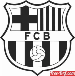 download FC Barcelona football Club logo free ready for cut