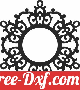 elegant Mirror Frame clipart