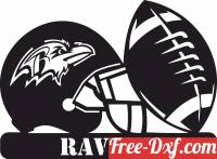 download Baltimore Ravens NFL helmet LOGO free ready for cut