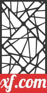 decorative panel wall separator door pattern