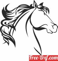 download Head horse clipart free ready for cut