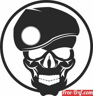 download Skull army free ready for cut