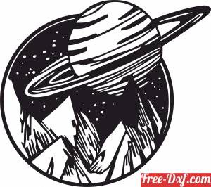 download Space Mountain clipart free ready for cut
