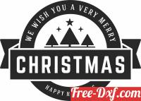 download merry christmas happy new year free ready for cut