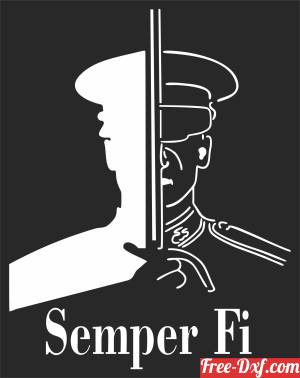 download semper fi USMC united states marines free ready for cut