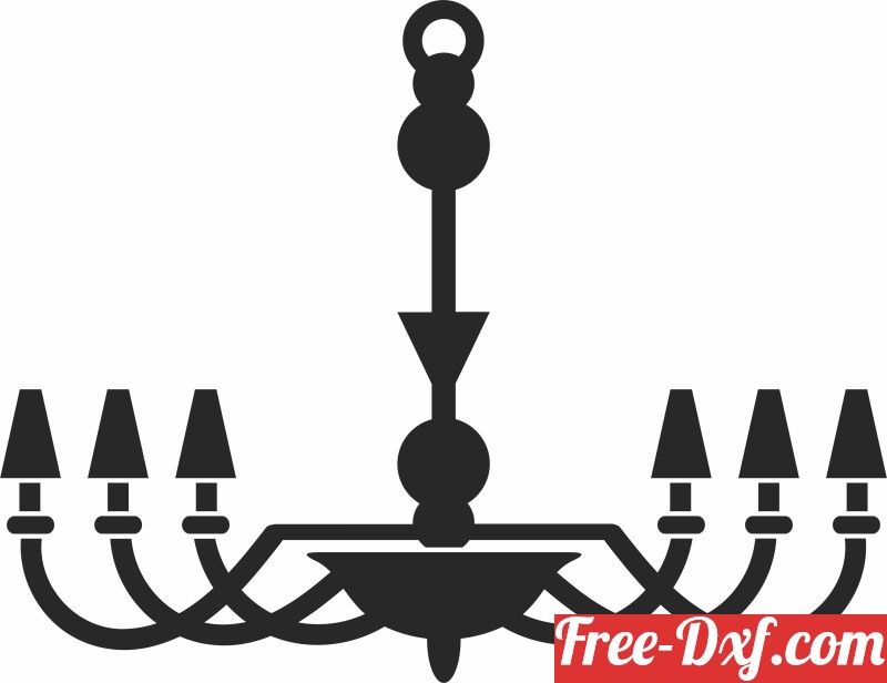 Download decorative Chandelier clipart z04G9 High quality free Dx