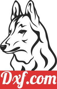 dog silhouette art