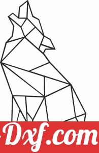 Geometric Polygon wolf