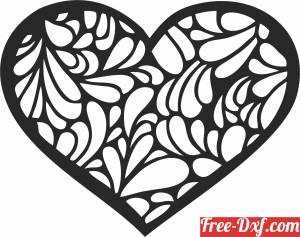 download heart art free ready for cut