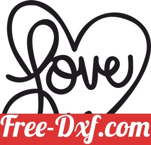 love Sign heart clipart