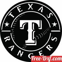 download Texas Rangers Logo MLB Baseball free ready for cut