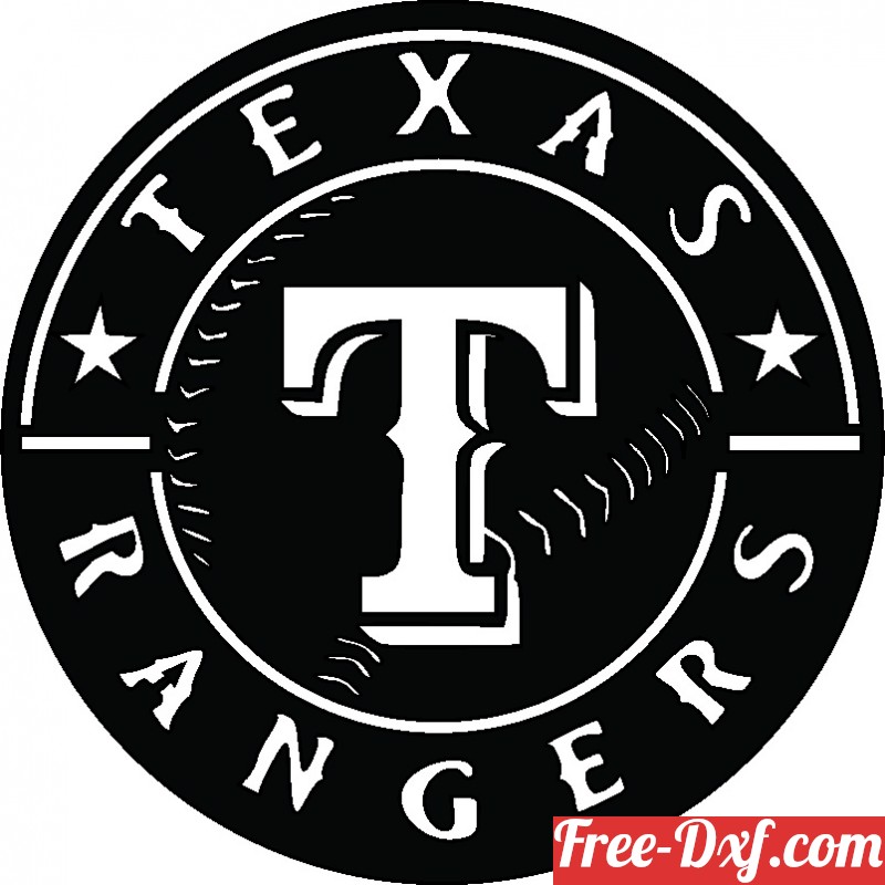 Vintage 90s MLB Texas Rangers Baseball SVG Digital Cricut File
