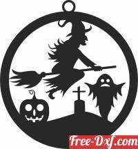 download Halloween Witch ornaments free ready for cut