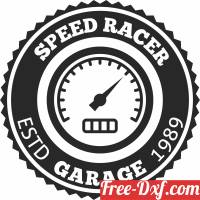 download speed racers garage sign free ready for cut
