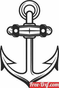 download Anchor marine sign free ready for cut