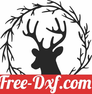 deer ornaments christmas wall decor