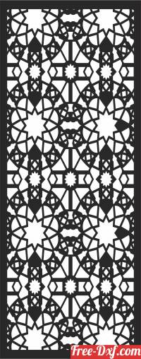 download wall   pattern DECORATIVE door free ready for cut