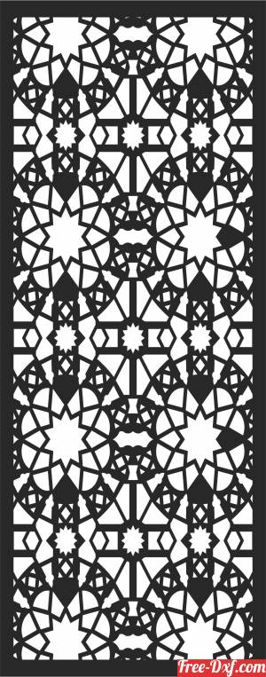 download wall   pattern DECORATIVE door free ready for cut